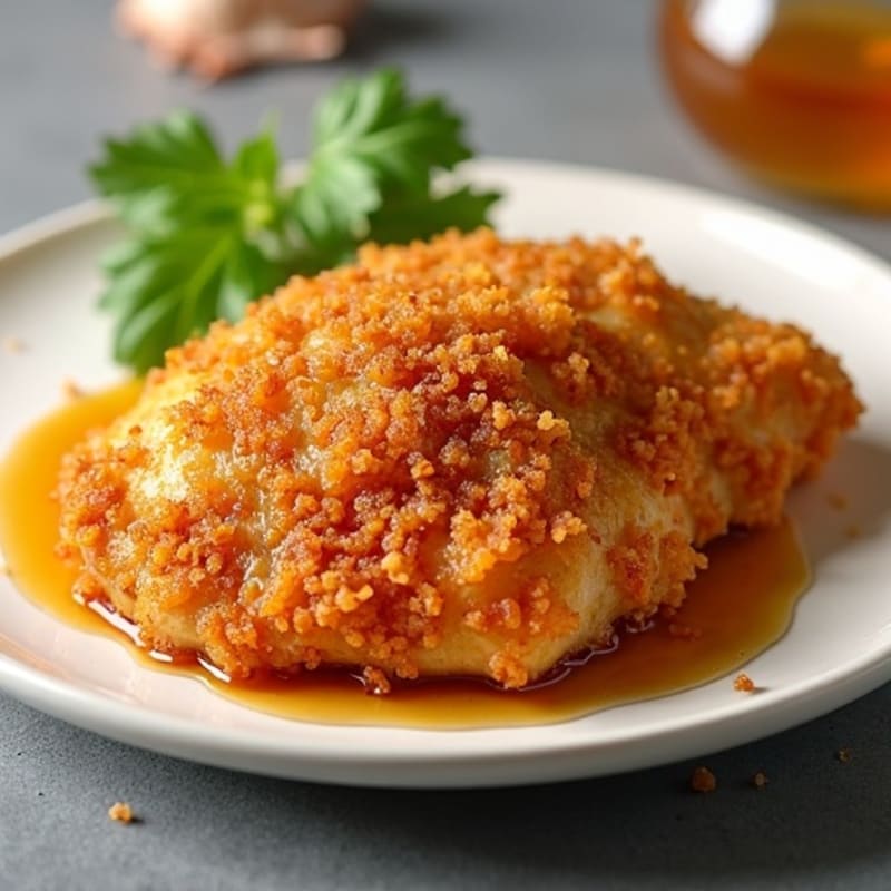 Crispy Baked Honey-Garlic Chicken