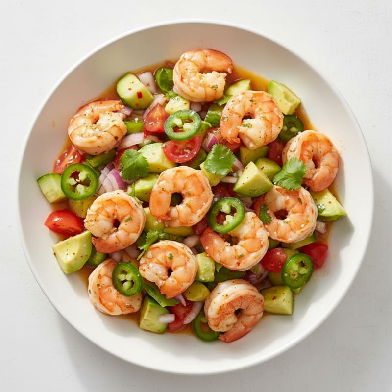 Zesty Chili-Lime Shrimp Ceviche with Avocado