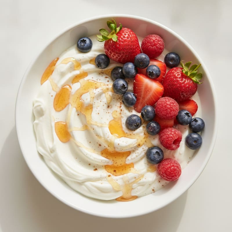 Greek Yogurt with Mixed Berries