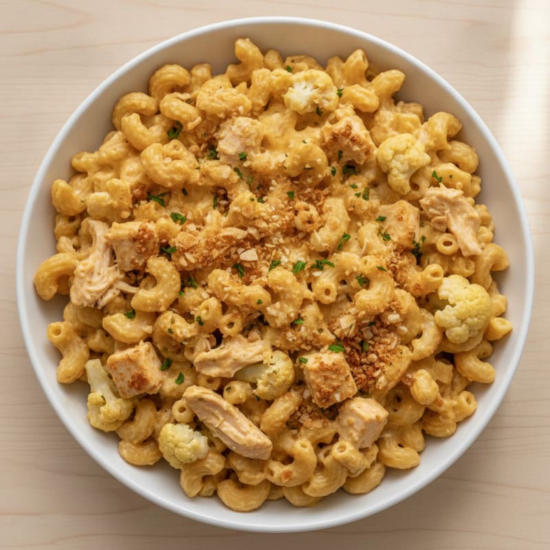 High-Protein Baked Macaroni and Cheese