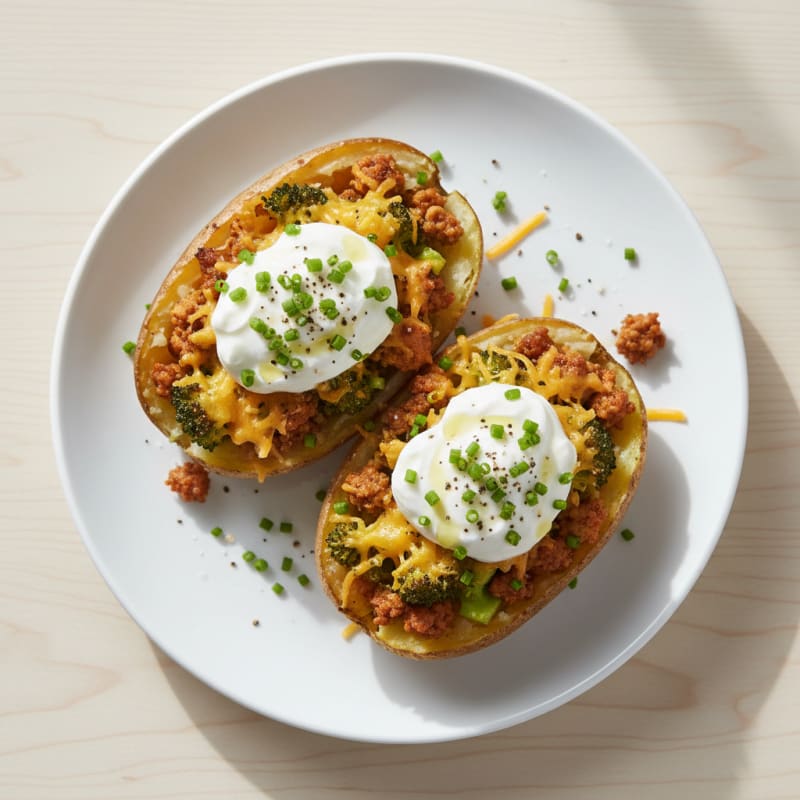 Creamy Loaded Baked Potatoes