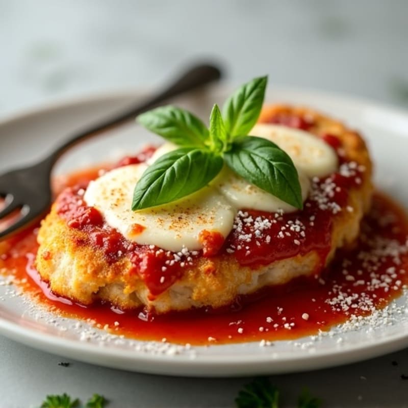Crispy Baked Chicken Parmesan with Fresh Herbs