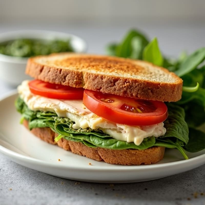 Fresh Turkey Pesto Crispy Panini