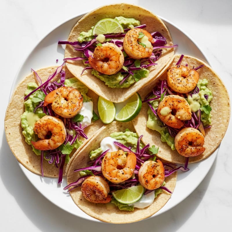 Smoky Chili-Lime Shrimp Tacos