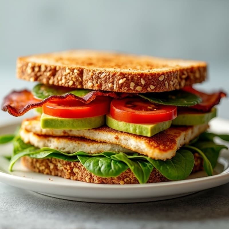 Healthy Avocado BLT Sandwich