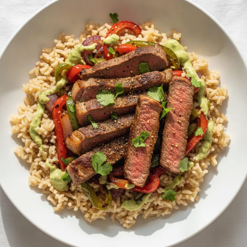 Carne Asada Rice Bowl