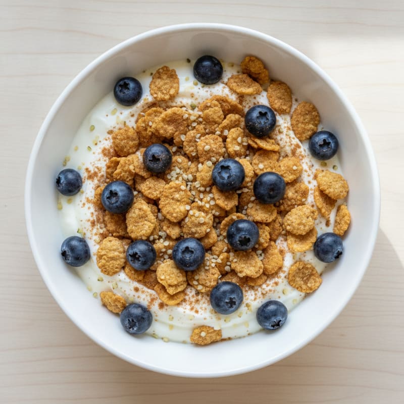 Blueberry Yogurt Cereal Bowl