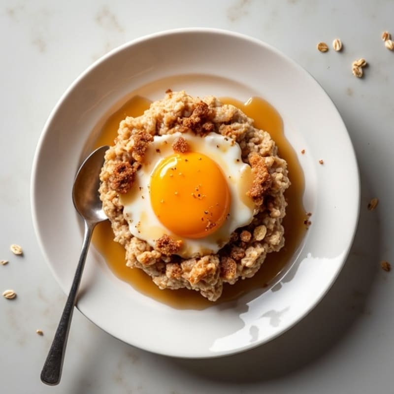 Cinnamon Swirl Protein Baked Oats