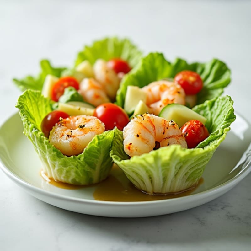 Shrimp and Avocado Salad Cups
