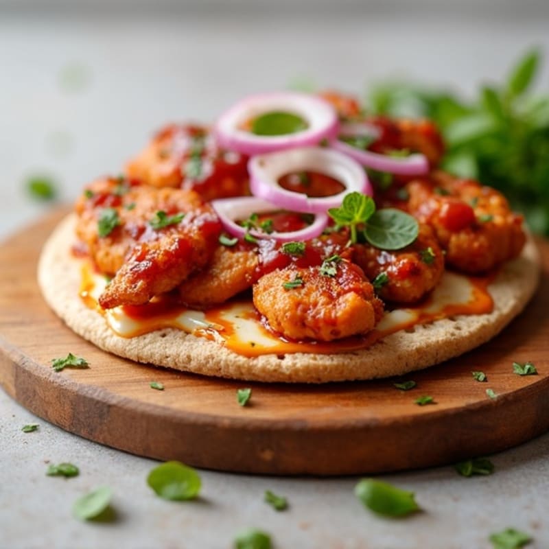 Crispy BBQ Chicken Flatbread