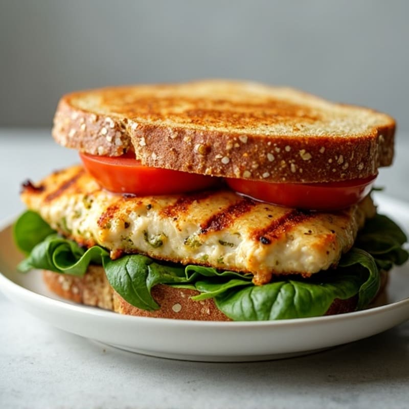 Grilled Chicken Pesto Sandwich