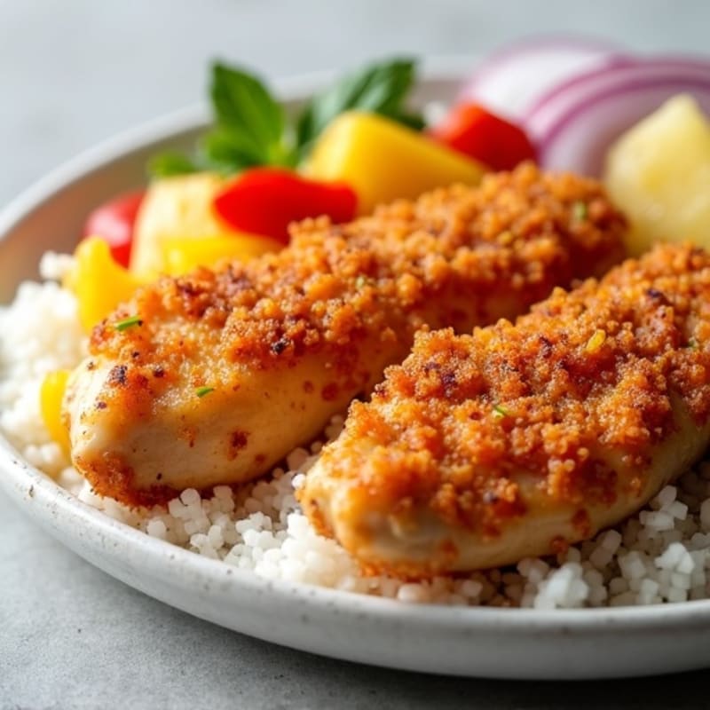 Crispy Baked Sweet and Sour Chicken