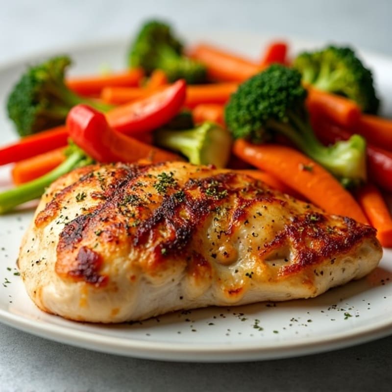Sheet Pan Roasted Chicken and Crispy Vegetables
