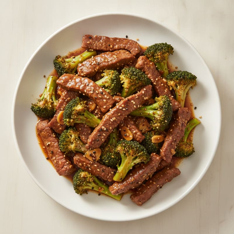 Sesame Beef & Broccoli Stir-Fry
