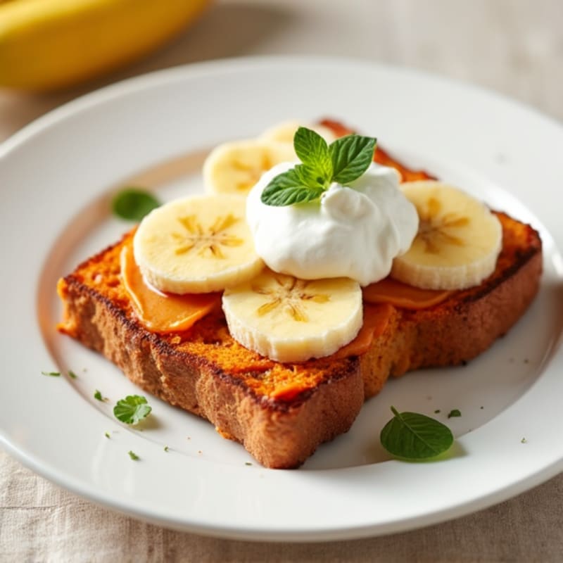 Energizing Sweet Potato Toast with Almond Butter and Banana
