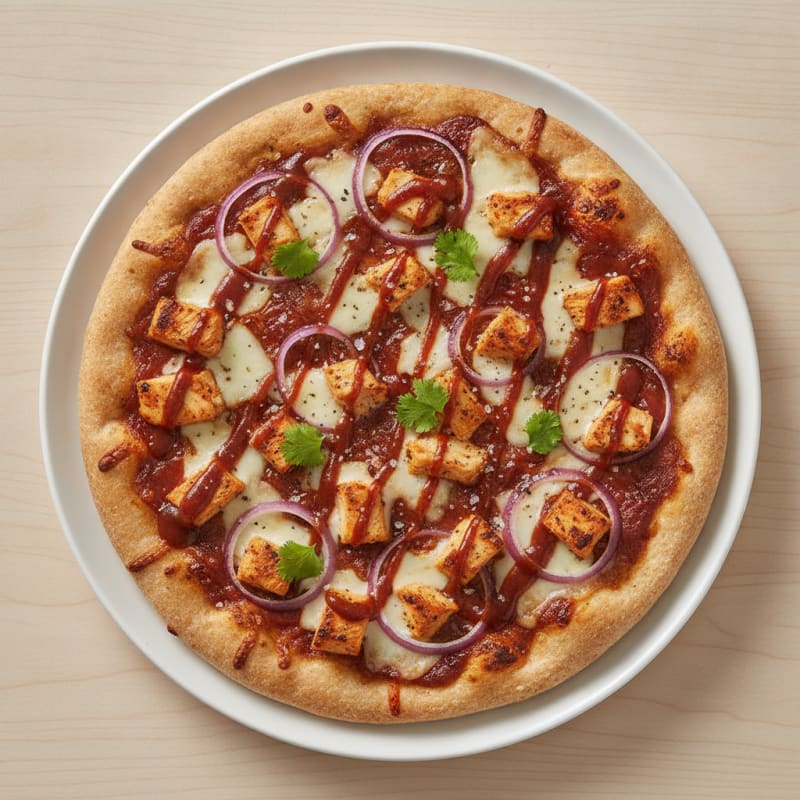 High-Protein BBQ Chicken Pizza