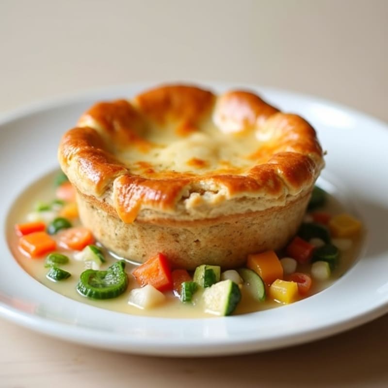 Wholesome Creamy Turkey Pot Pie