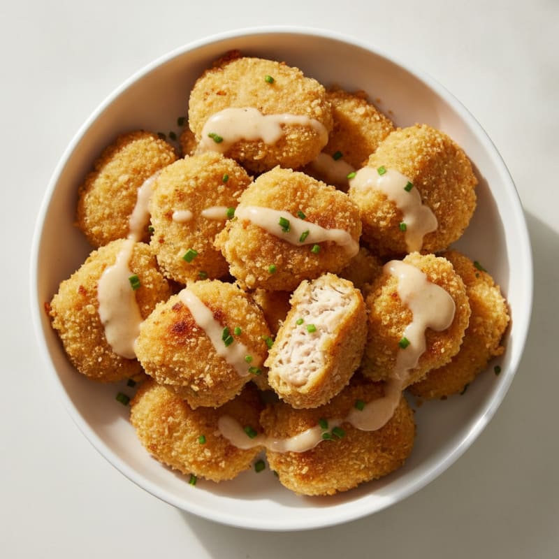 Parmesan Chicken & Egg Baked Nuggets