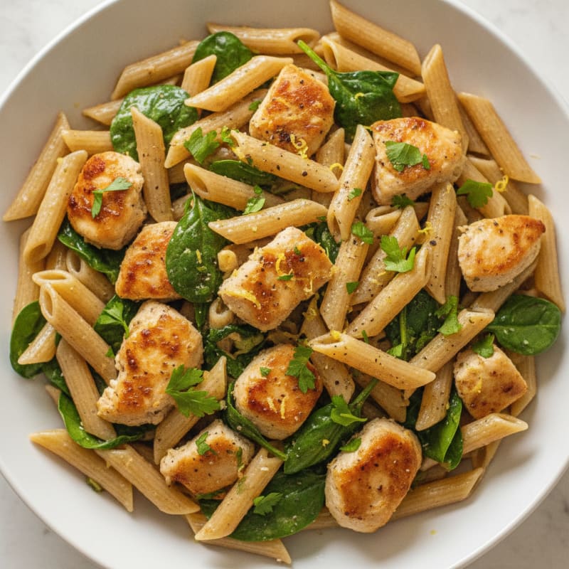 Quick Lemon Herb Chicken Pasta