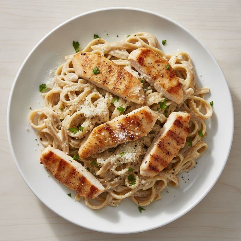 Chicken Alfredo Fettuccine Pasta