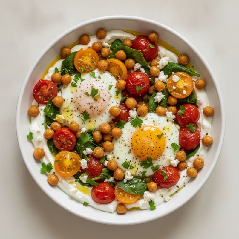 Baked Eggs with Roasted Tomatoes