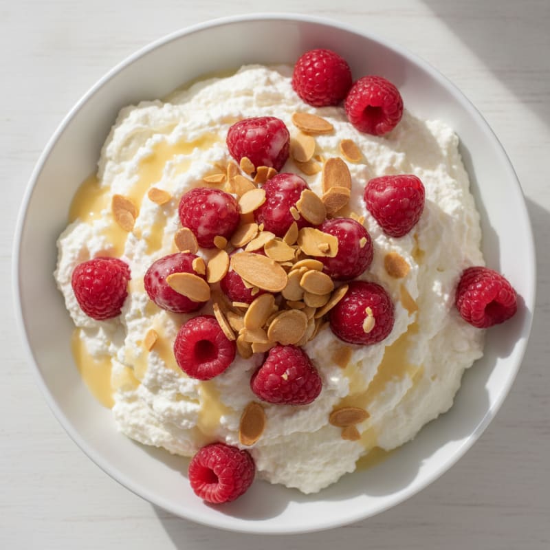 Silky Greek Yogurt Protein Mousse with Berries