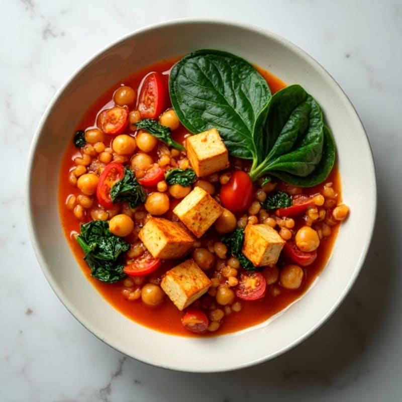 Hearty Spiced Chickpea and Tomato Stew