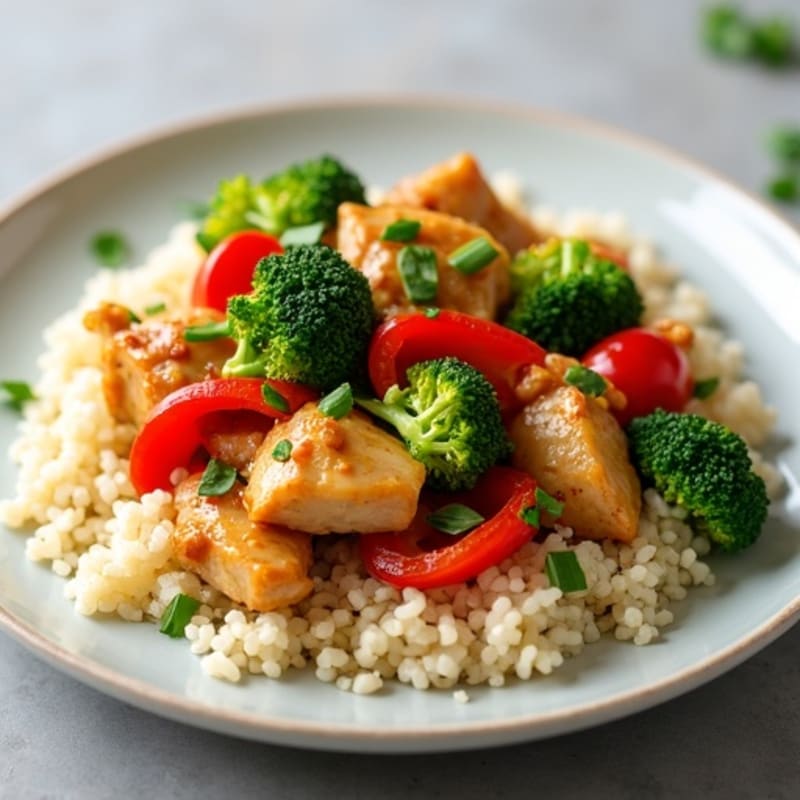 Cauliflower Rice Chicken Stir-Fry