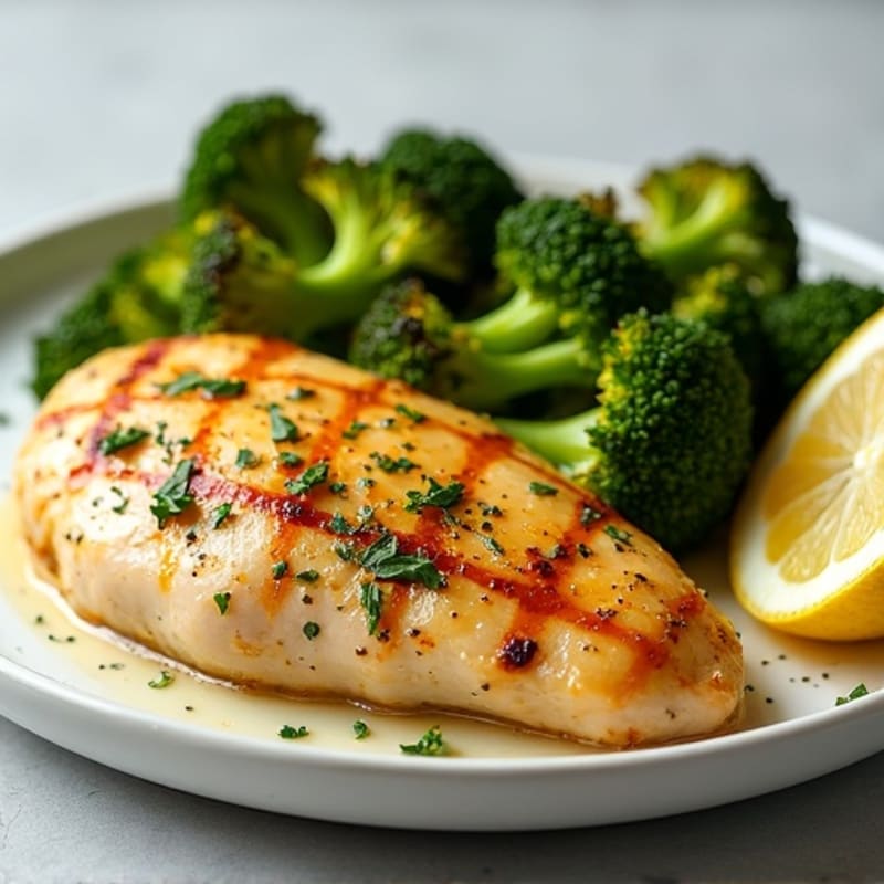 Sheet Pan Lemon Garlic Chicken and Broccoli