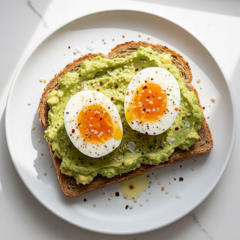 Soft-Boiled Eggs with Avocado Toast