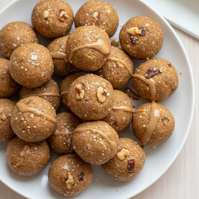 High-Protein No-Bake Date Nut Energy Bites