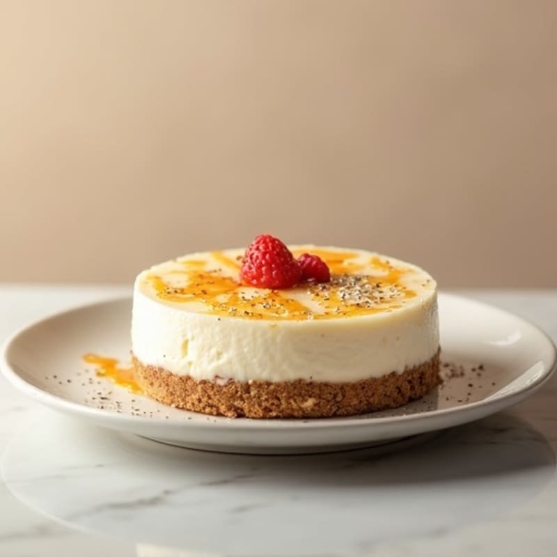 Creamy Greek Yogurt Protein Cheesecake