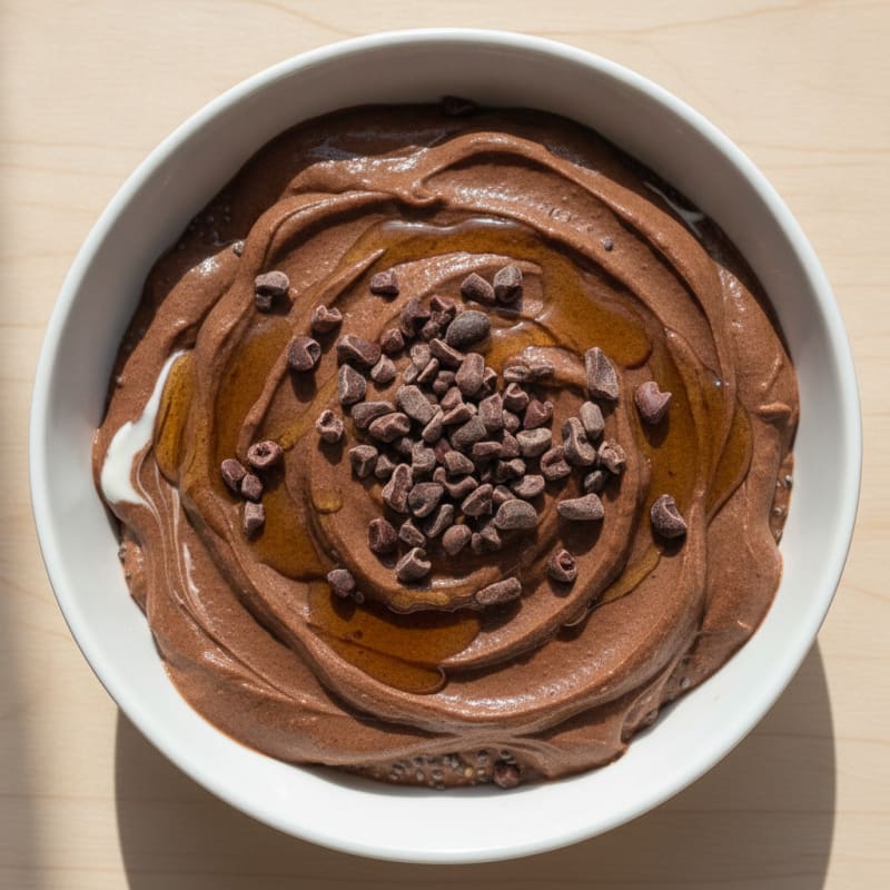 Greek Yogurt Chocolate Protein Pudding