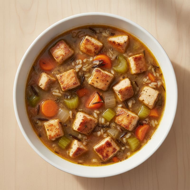 Chicken Thigh and Wild Rice Soup
