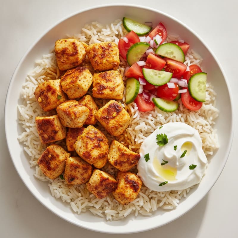 Chicken Shawarma Rice Bowl