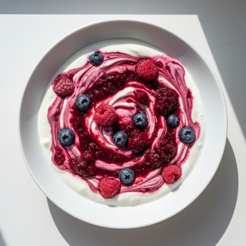 Berry Yogurt Swirl Dessert