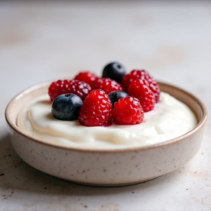 Vanilla Protein Yogurt with Mixed Berries