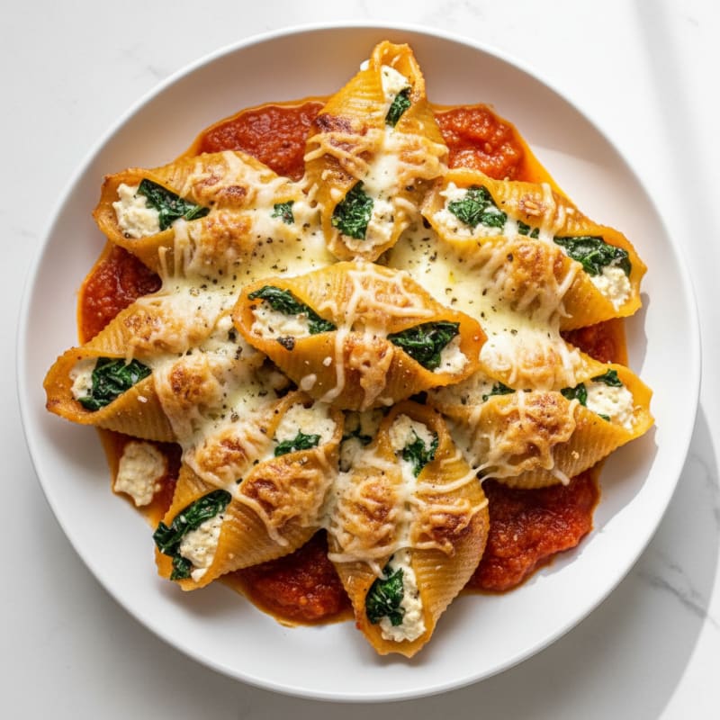 Spinach & Ricotta Stuffed Shells