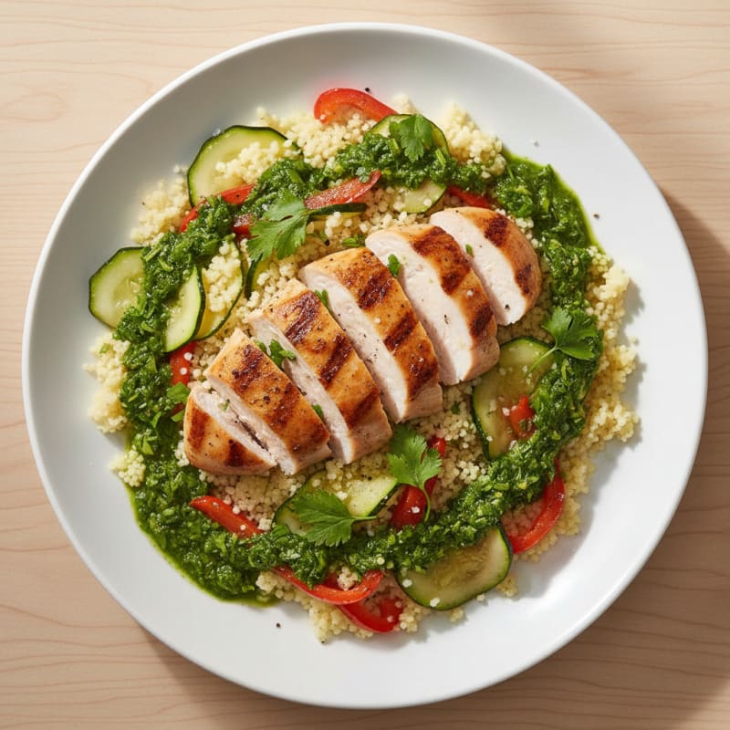 Couscous with Savory Lizard Sauce