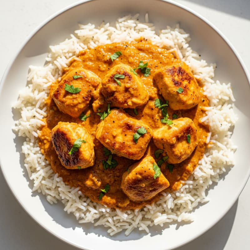 Creamy Spiced Butter Chicken with Basmati