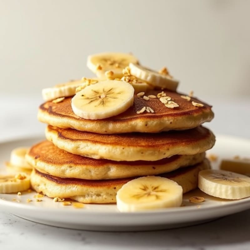 Fluffy Vanilla Whey Protein Pancakes