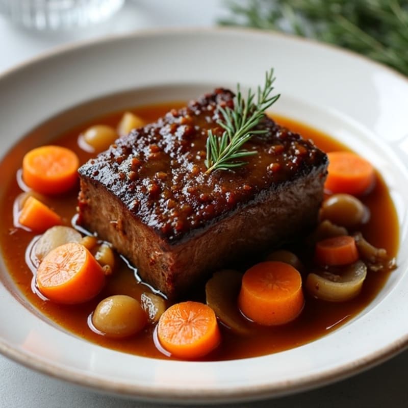 Tender Slow-Braised Short Ribs