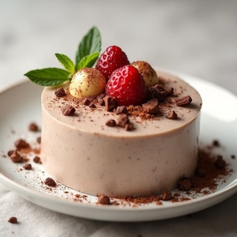 Cottage Cheese Protein Pudding with Cocoa