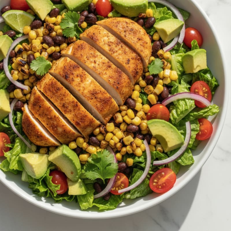 Southwest Chicken and Corn Salad
