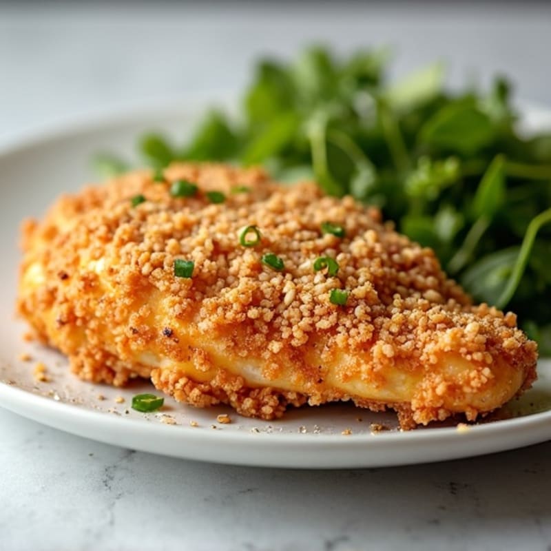 Oven-Baked Crispy Almond-Crusted Chicken