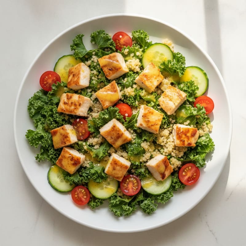 Lemon Herb Chicken and Quinoa Salad