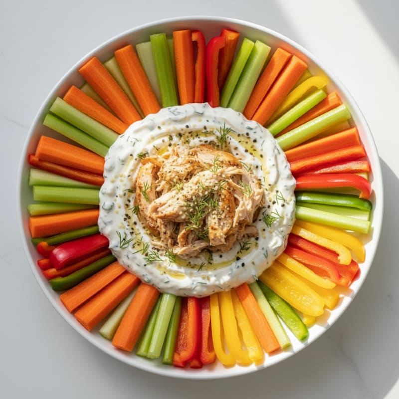 Creamy Ranch Protein Dip Platter