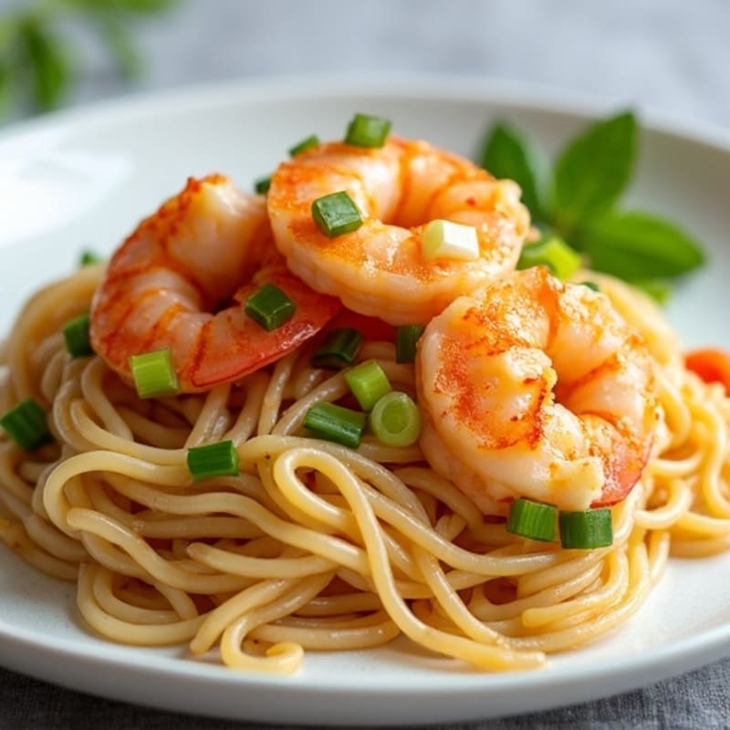Ginger-Lime Shrimp with Rice Noodles
