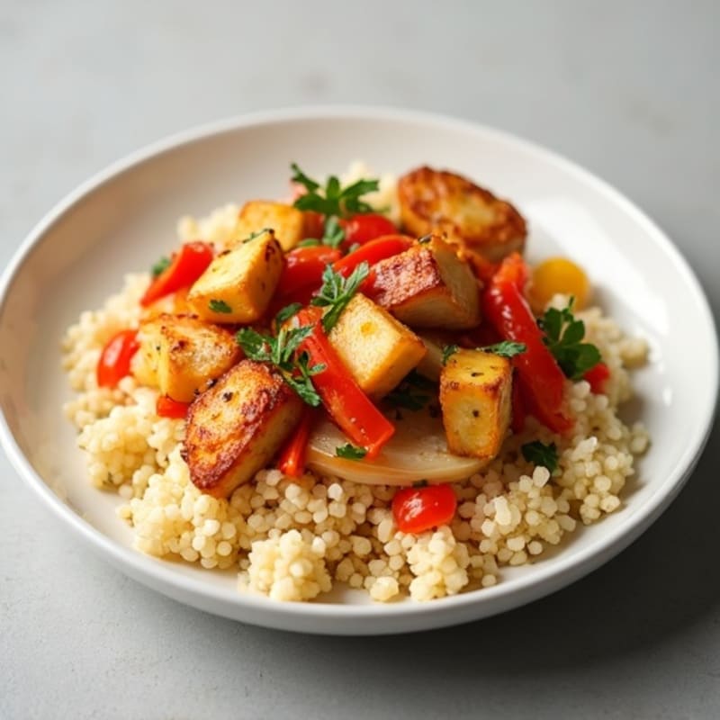 Cauliflower Rice Chicken Stir-Fry