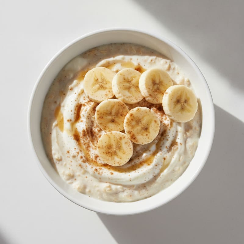 Banana Yogurt Oat Protein Bowl